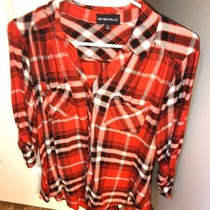 Women’s Plaid button down